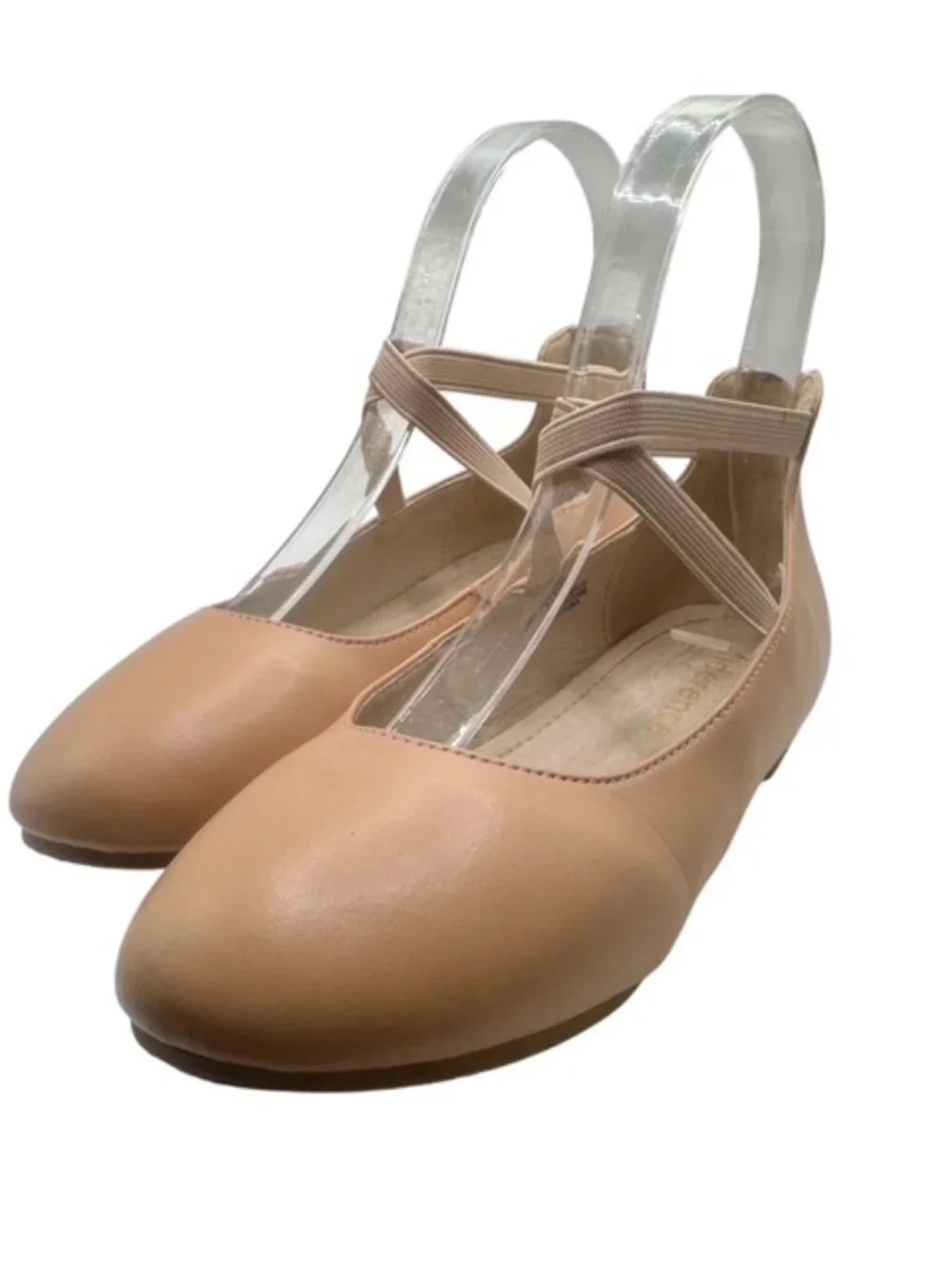 Kiderence Size 2 Pink Ankle Flats